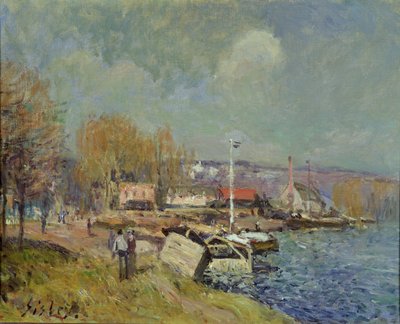 Die Seine bei Port-Marly, 1877 von Alfred Sisley